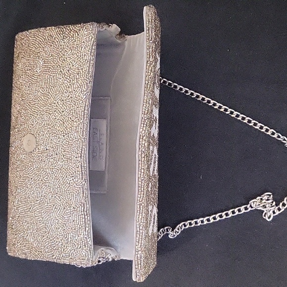 EUC Mrs.S Beaded Medium Structured Purse - Picture 3 of 3